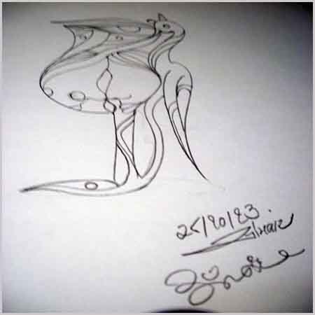 Art created by Shree Rangbal - Paris 2013